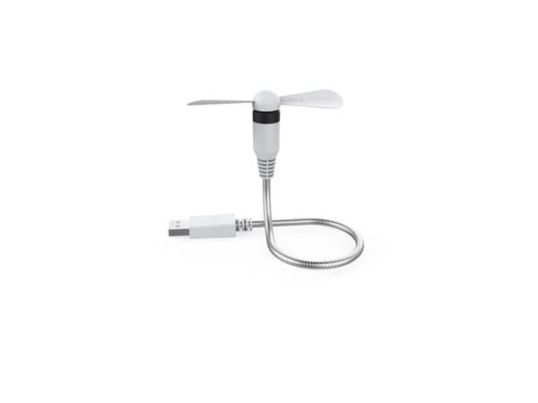 Wentylator USB Realpower RealPower USB mini Fan weiß (USB-Ventilator flexibel)