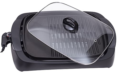 Adler AD 6610, 3000 W, Grill, Elektrisk, 2 zone(s), Tabletop, Rist + steketakke