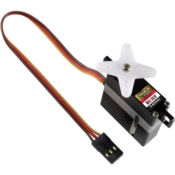 Reely Midi-Servo S-8204MG Digital-servo Transmissionsmaterial: Metall Instickssystem: JR