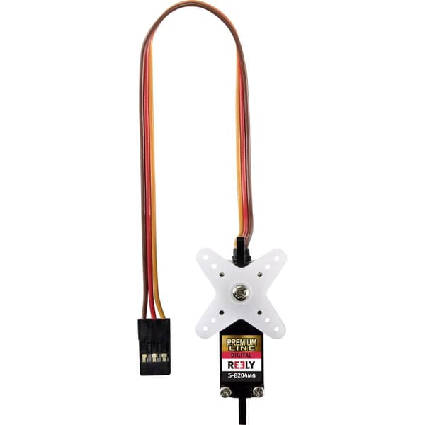 Reely Midi-Servo S-8204MG Digital-servo Transmissionsmaterial: Metall Instickssystem: JR