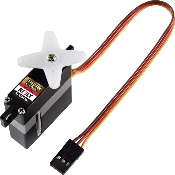 Reely Midi-Servo S-8204MG Digital-servo Transmissionsmaterial: Metall Instickssystem: JR