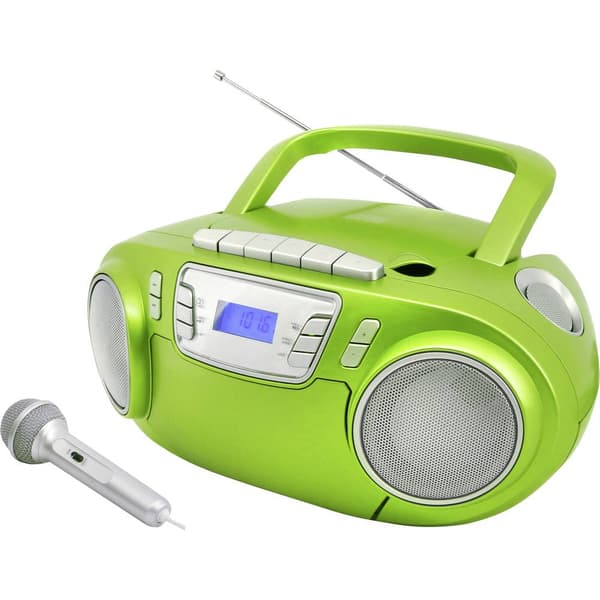 CD-radio soundmaster SCD5800GR FM inkl. mikrofon Grön
