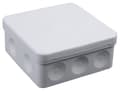 Pikkukuva 5 / 5: ABB Kytkentärasia IP65, valkoinen (RAL9003), halogeeniton, 400V, -15...+60°C, 10xØ19mm kalvokaapelin läpivienti, 105x105x46mm