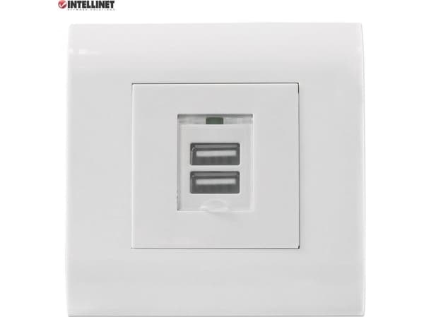 Intellinet 772211, USB A, -10 - 40 °C, Valkoinen, 100 - 240 V, 50 - 60, 5 V