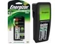 Miniatyrbilde 2 av 4: Energizer Mini Charger, Nikkelmetallhydrid (NiMH), Overlading, AA, AAA, 2 stykker, Batterier medfølger