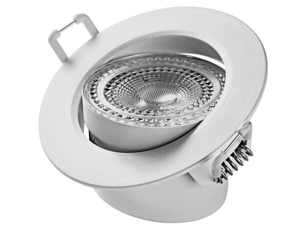 Heitronic 500593 DL7002 LED-indbygningslys LED (RGB) LED indbygget 5.5 W Hvid