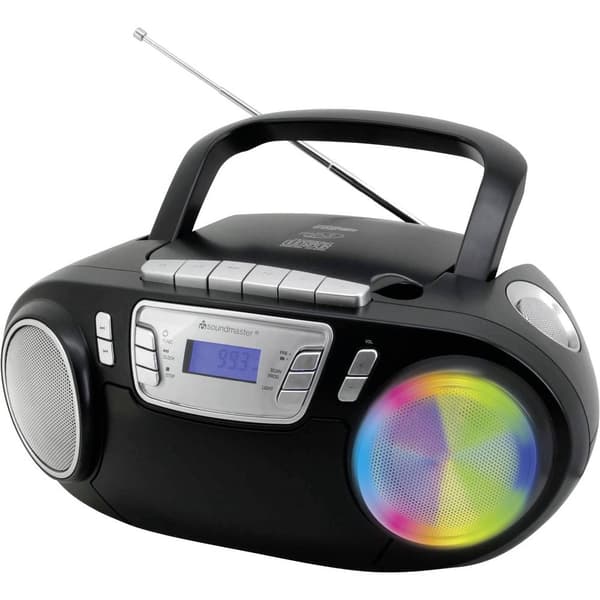 CD-radio soundmaster SCD5800SW FM inkl. mikrofon Svart