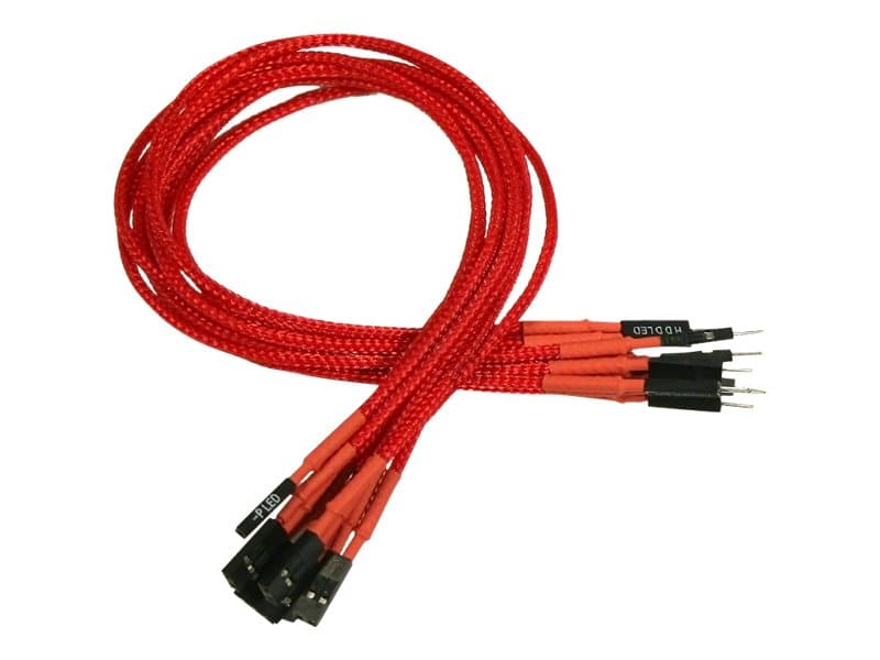 Nanoxia - Indicator panel wire extension harness - röd