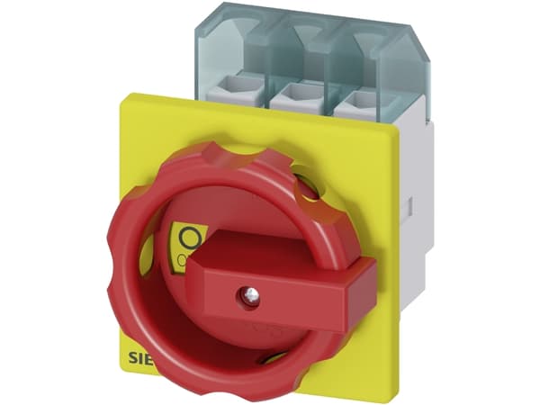 Siemens 3LD2103-0TK53, 3P, Röd, Gul, 690 V, 6000 V, CSA, UL, VDE, EAC, CE, LRS, 50 - 60 hz