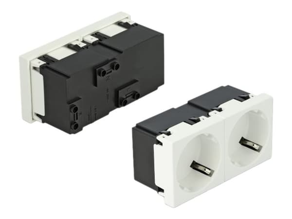 DeLOCK 81322, CEE 7/3, 3P+N+PE, Valkoinen, Akryylinitriilibutadieenistyreeni (ABS), Muovi, 250 V, 16 A Valkoinen