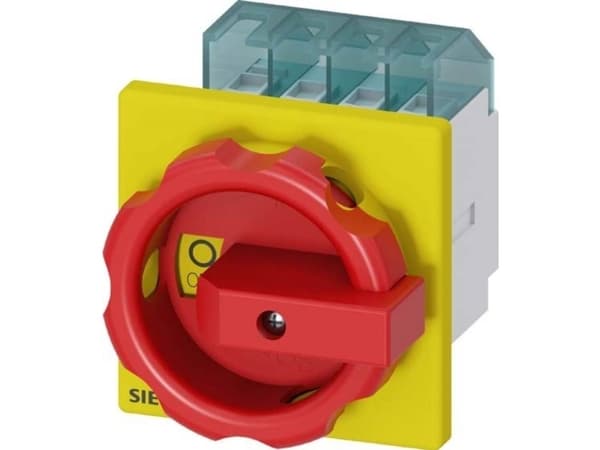 Siemens Schalter & Taster, 4P, Punainen, Keltainen, 400 V, 690 V, CCC, CSA, UL, VDE, EAC, CE, LRS, 50 - 60 Hz