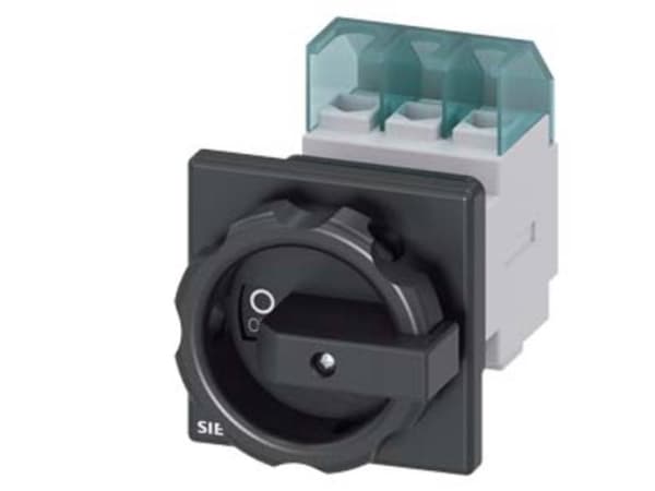 Siemens 3LD2154-0TK51, 3P, Sort, 690 V, 400 V, 6000 V, CSA, UL, VDE, EAC, CE, LRS