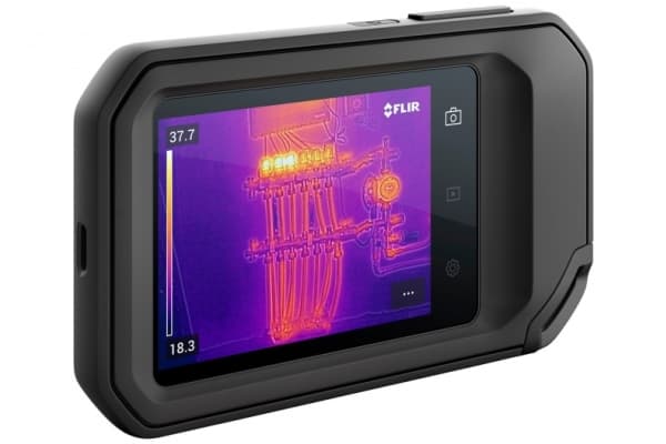FLIR C-5, -20 - 400 °C, 160 x 120 pikseliä, 54°, 42°, 8 - 14 µm, Mustavalkoinen, Ironbow
