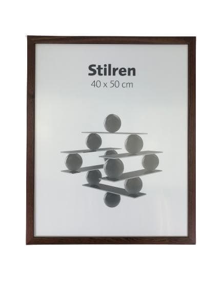 STILREN Fotoram 40x50 cm Plexiglas Valnöt Estancia