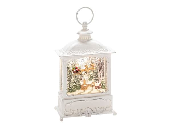 Konstsmide Small - Dekorativ lampe - LED - 0,1 W - varmhvitt lys - 3000 K - Nisse over landsbylampe - antikk hvit Hvit