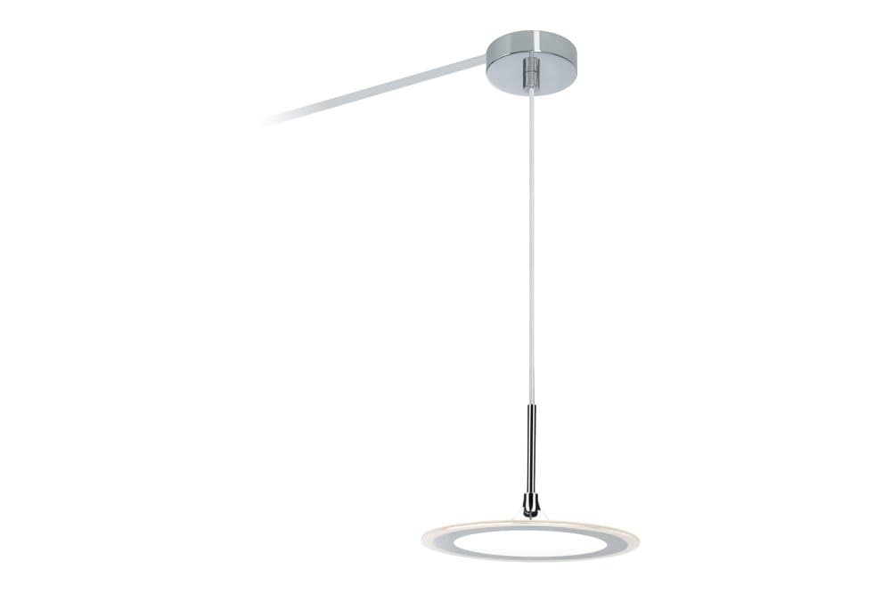 Paulmann OLED Bell 94130 Pendullampe 1.80 W Krom, Hvid