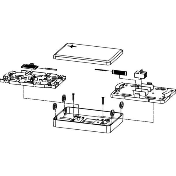 Fiberoptiska splittbox Telegärtner 100022200 Obestyckad