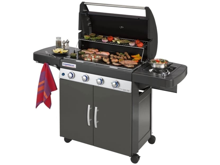 Campingaz 4 Series Classic EXSE, Grill, Gas, Kurv, Sort, Rustfrit stål, 4 hjul, Dreje