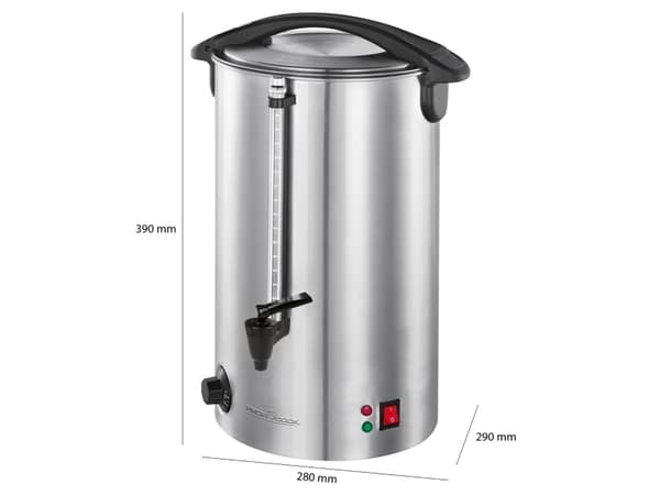ProfiCook PC-HGA 1196, 7 l, Rostfritt stål