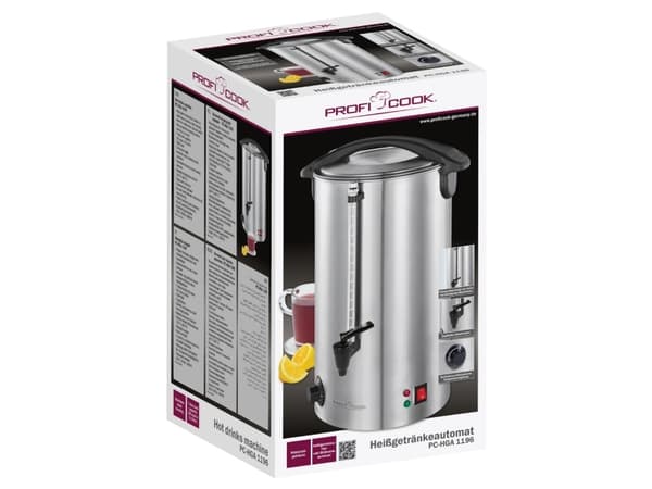 ProfiCook PC-HGA 1196, 7 l, Rostfritt stål