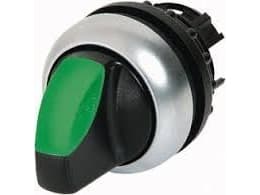 Eaton M22-WLK-G, Vippströmställare, Plast, Svart, Grön, Silver, IP66, 29,7 mm, 45,9 mm