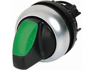 Eaton M22-WLK-G, Vippströmställare, Plast, Svart, Grön, Silver, IP66, 29,7 mm, 45,9 mm