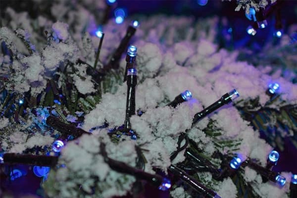Retlux 150 LED blå juletrelys