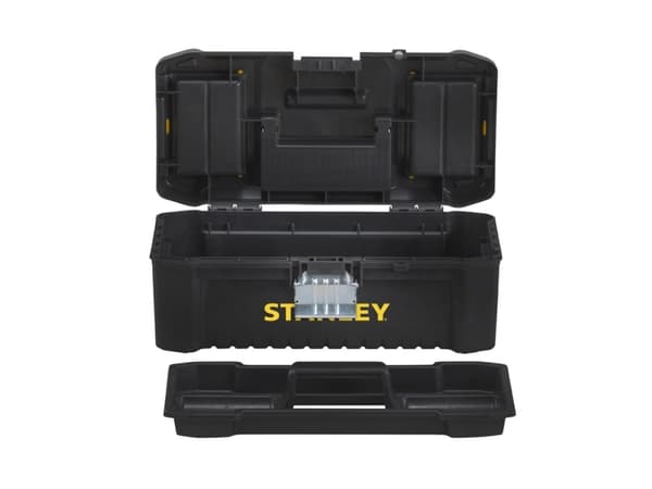 Stanley STST1-75515, Verktygslåda, Metall, Plast, Svart, Gul, 3,5 l, 4 kg, Gångjärn