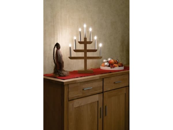 Konstsmide 2540-100, Hehkuva, 7 lamppu(a), 3 W, E10, 8 lm, Puu