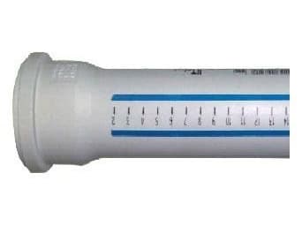 Magnaplast Pipe with a socket - HTEM DN 32 white (408616)