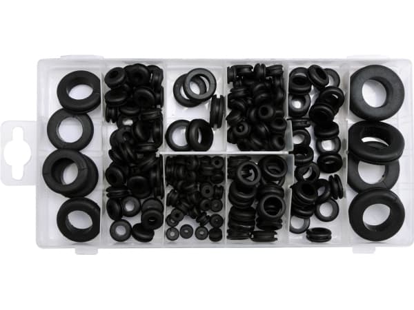 Yato YT-06878, Shim, Gummi, Svart, Rund, 180 styck, Låda