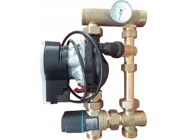 Kisan Blandesystem med bypass og elektronisk pumpe (RS 15/6) 20-43 grader C [1]