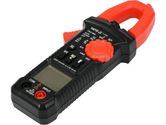 Yato YT-73092, LCD, CAT II 600V, 190 g, Musta, Punainen