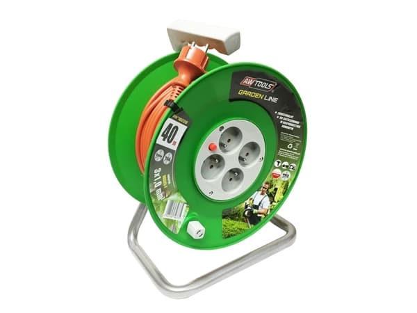 AWTOOLS Puutarhalinja 40m 3x1mm 10A / 2300W KÄÄNTÖJÄRJESTELMÄ