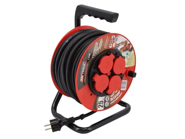 AWTOOLS PROFESSIONAL RECEIVER 25m 3x1.5 mm 16A / 3680W / IP44