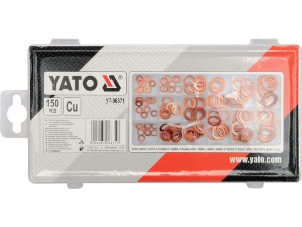 Yato YT-06871, Planbricka, Koppar, Koppar, Rund, 150 styck