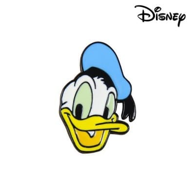 Nål Donald Disney Metall Vit