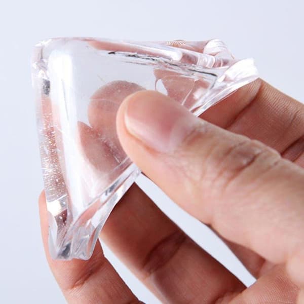 Vibrationsplade Silikone 7x7cm 4-pak