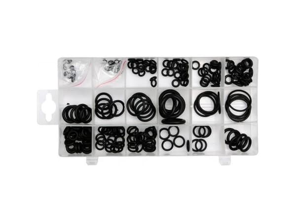 Yato YT-06877, Shim, Gummi, Svart, Rund, 225 styck, Låda