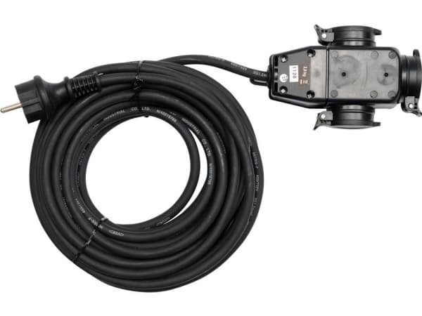 Yato YT-8116, 10 m, Sisä- ja ulkotila, Tyyppi E, Type EF (CEE 7/7), Suora, IP44