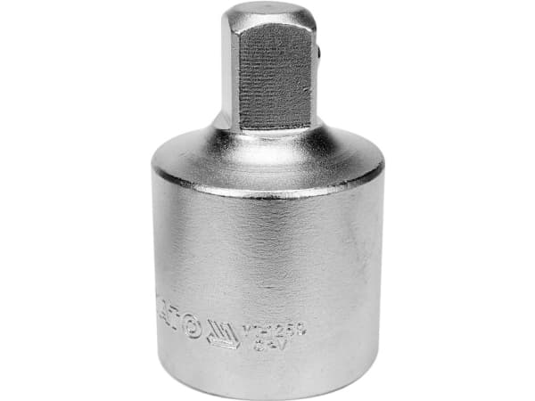 Yato YT-1356, Enkel enhet, Støpseladapter, Kromvanadiumstål, 3/4", Satin, 48 mm