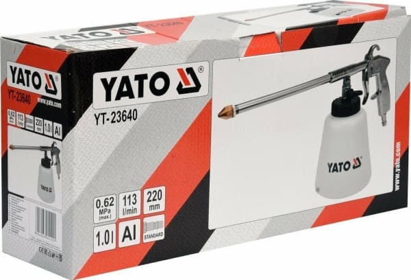 Yato YT-23640, Duschhuvud, Yato, Gjuten aluminium, 1000 ml, 530 g, 1 styck