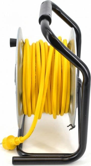 AWTOOLS HEAVY DUTY YELLOW METAL HUBBER CONNECTOR 50m 3x1.5 mm 16A / 3680W / IP44 NEOPREN