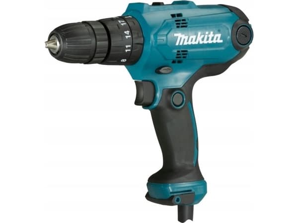 Makita HP0300, Borr med pistolgrepp, utan nyckel, 1 cm, 1500 RPM, 1 cm, 450 RPM