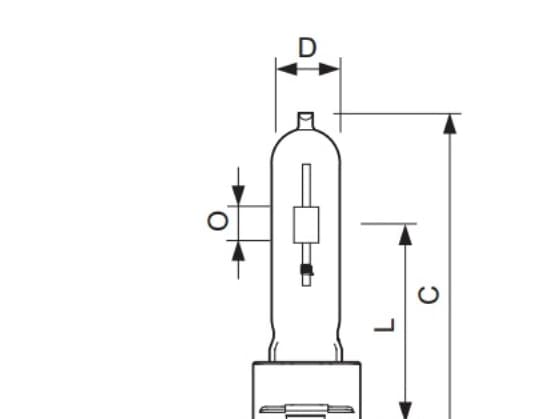 Philips MASTERColour CDM-T - Keraaminen metallihalogeenilamppu (CMH) - muoto: T19 - kirkas viimeistely - G12 - 73,2 W - luokka G - lämmin valkoinen v