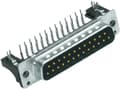 Pikkukuva 2 / 5: Harting 09 66 162 681 5, D-Sub SV, Musta, Ruostumaton teräs, Uros, Kulmikas, Terästä, Kestomuovinen hartsi, Kupari