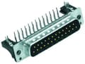 Pikkukuva 1 / 5: Harting 09 66 162 681 5, D-Sub SV, Musta, Ruostumaton teräs, Uros, Kulmikas, Terästä, Kestomuovinen hartsi, Kupari
