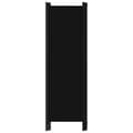 Miniatyrbillede 4 af 6: vidaXL 4-panels rumdeler 200 x 180 cm sort