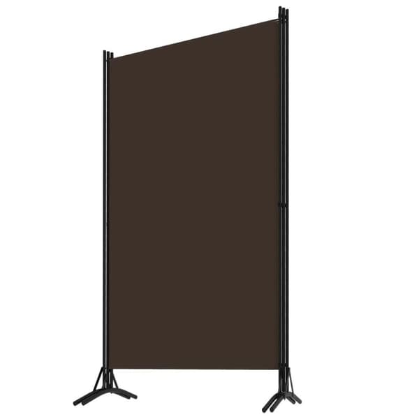 vidaXL 3-panels rumdeler 260 x 180 cm brun