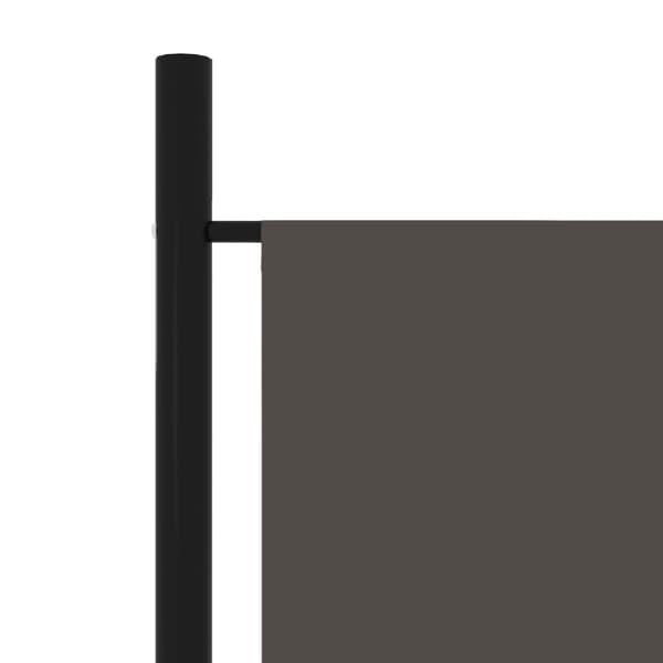 vidaXL Rumsavdelare 6 paneler antracit 300x180 cm